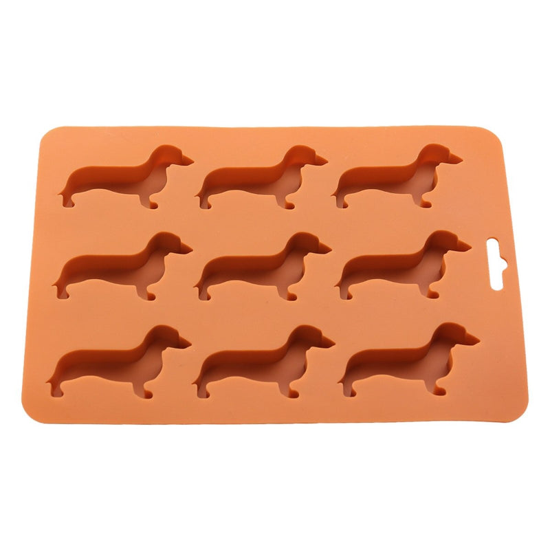 Dachshund Dog Shaped Silicone Ice Cube