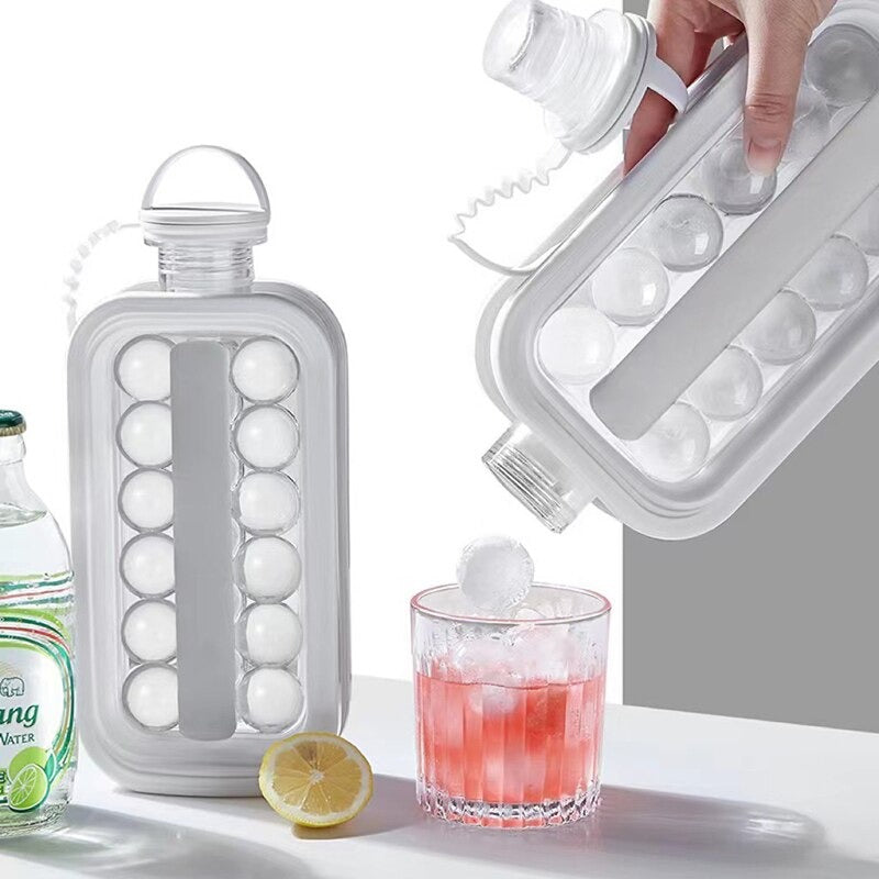 Portable Two-In-One Ice Maker Jug