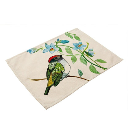 Bird Pattern Table Mat