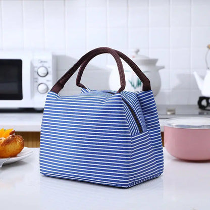 Trumpet Striped Pattern Lunch Bag