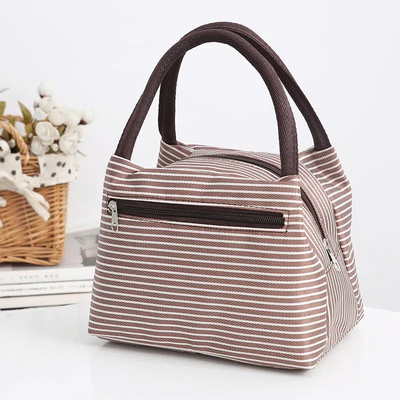 Trumpet Striped Pattern Lunch Bag