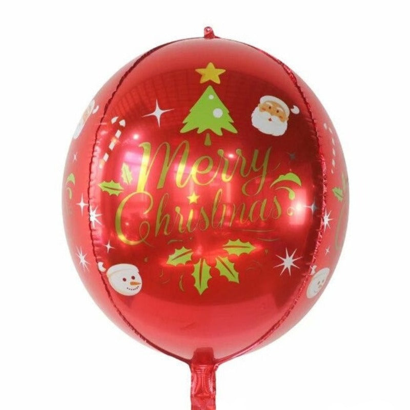 Merry Christmas Ballons Decoratives