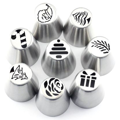 14 Piece Russian Tulip Icing Nozzles Set