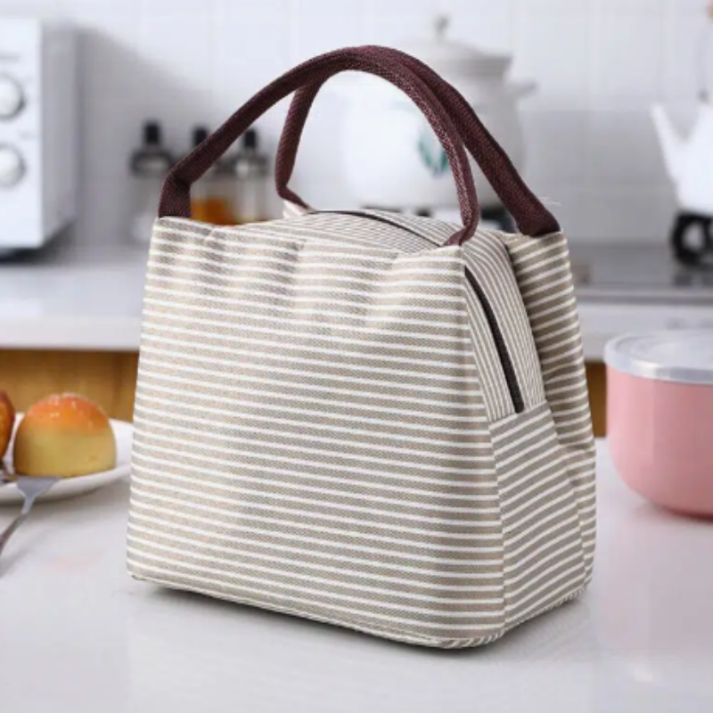 Trumpet Striped Pattern Lunch Bag