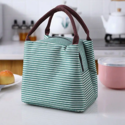 Trumpet Striped Pattern Lunch Bag