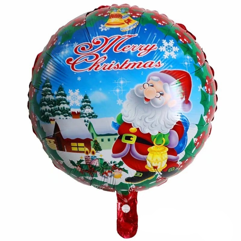 Merry Christmas Ballons Decoratives