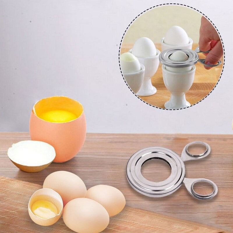 Stainless Steel Convenient Hard-Boiled Egg Shell