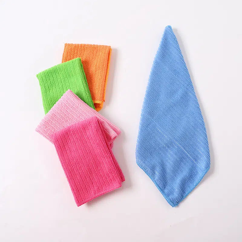 Multicolor Microfiber Cleaning Towels