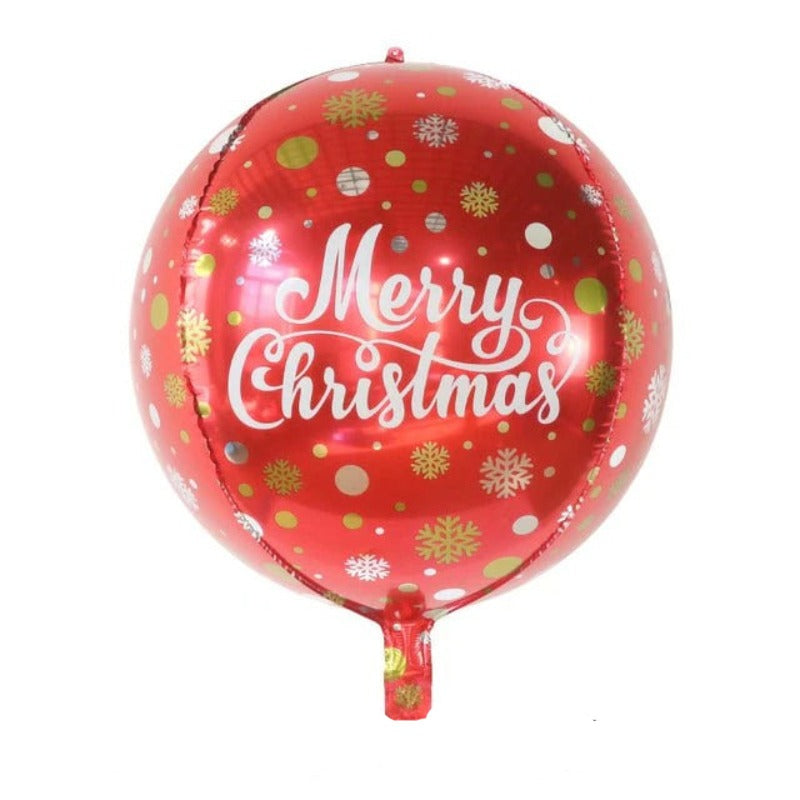 Merry Christmas Ballons Decoratives