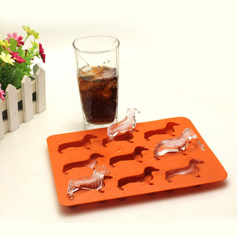 Dachshund Dog Shaped Silicone Ice Cube