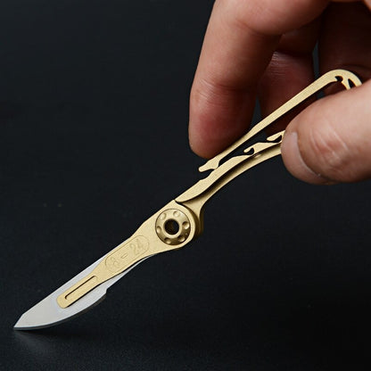 Brass Key Chain With Portable Tool