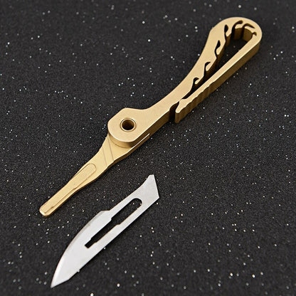 Brass Key Chain With Portable Tool