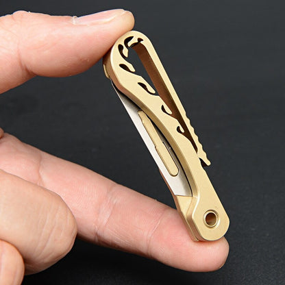 Brass Key Chain With Portable Tool