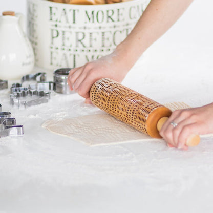 Dotted Patterned Rolling Pin