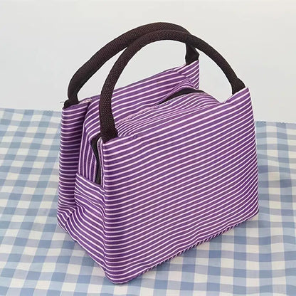 Trumpet Striped Pattern Lunch Bag