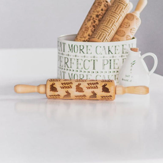 Happy Easter Patterned Rolling Pin