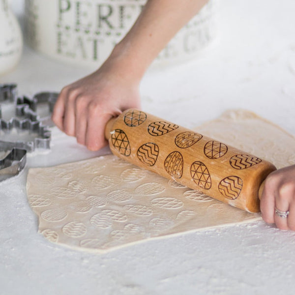 Easter Egg Patterned Rolling Pin