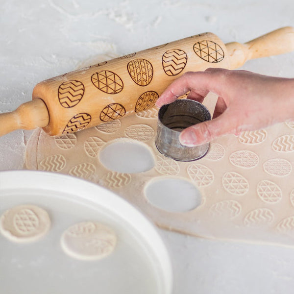 Easter Egg Patterned Rolling Pin