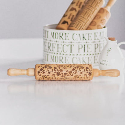 Easter Flower Patterned Rolling Pin