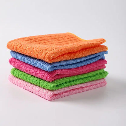 Multicolor Microfiber Cleaning Towels