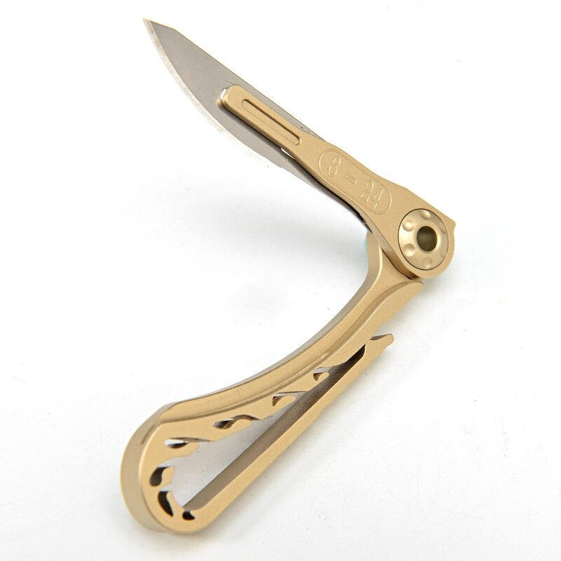 Brass Key Chain With Portable Tool