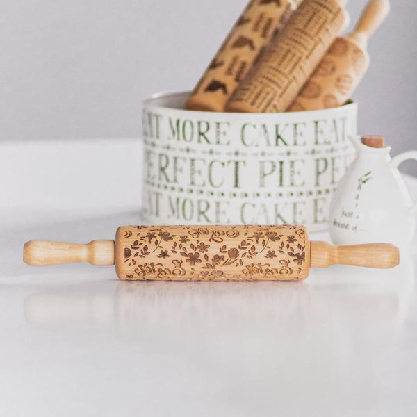 Flowery Patterned Rolling Pin