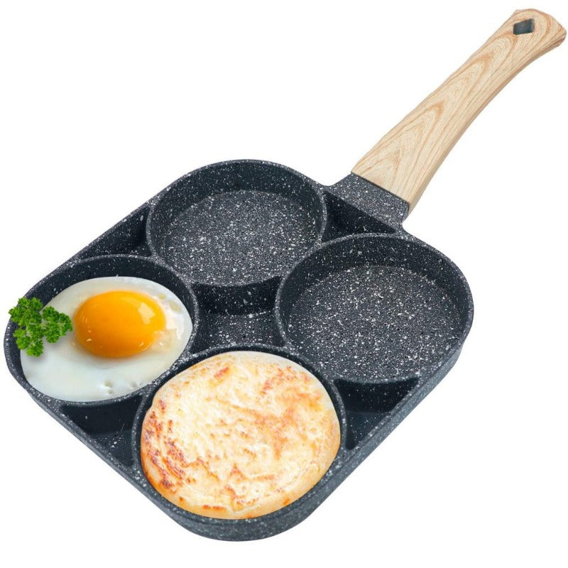 Four-Hole Frying Pot Pan