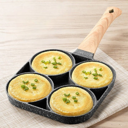 Four-Hole Frying Pot Pan