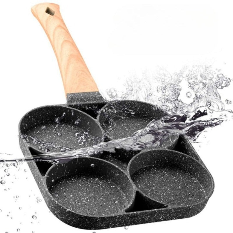 Four-Hole Frying Pot Pan