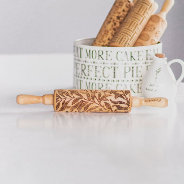 Leaves Patterned Rolling Pin