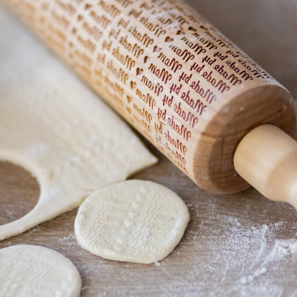 Made by Mom Patterned Rolling Pin