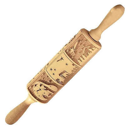 Wooden Engraved Rolling Tool