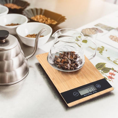 Wooden Digital Kitchen Scale