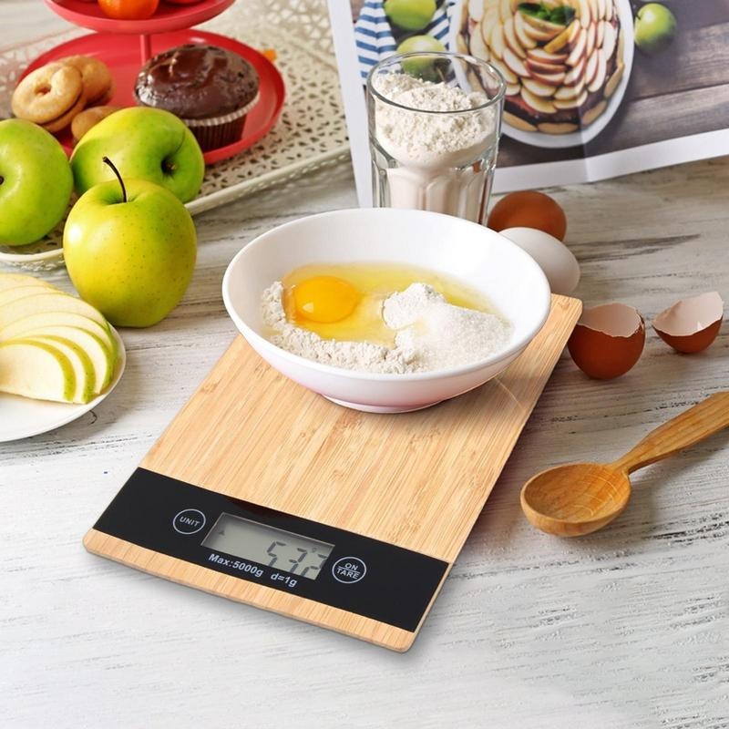 Wooden Digital Kitchen Scale