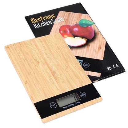 Wooden Digital Kitchen Scale